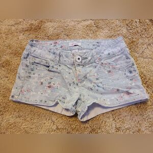 candies Jean short ls blue with flowers size 1